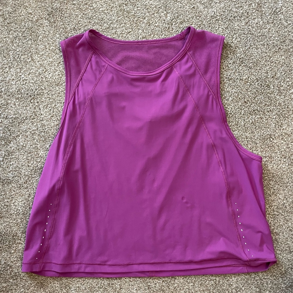 SCULPT CROPPED TANK TOP Size 8 EUC